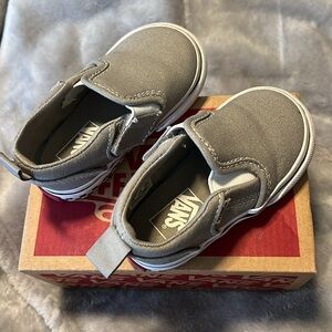 Vans Toddler Shoes - Gray Size 4